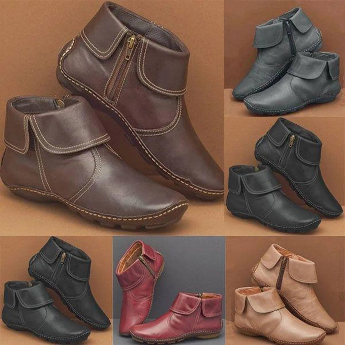 ZOE PREMIUM SUPER COMFY UNISEX AUTUMN ANKLE BOOTS