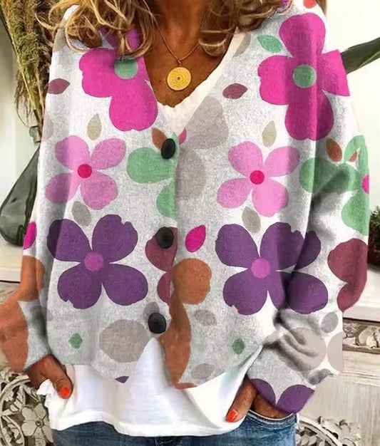 Hana Colorful Comfortable Knitted Sweater