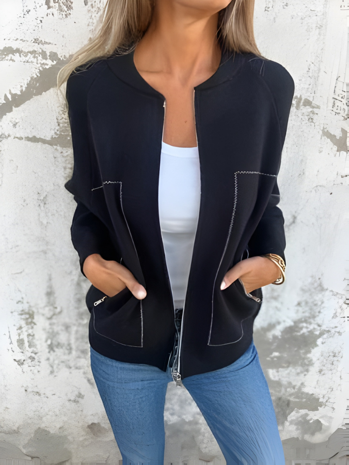 Cassie Casual Zip Vest