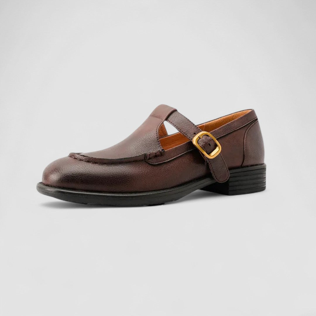 Nathalie Loafers met Vierkante Neus