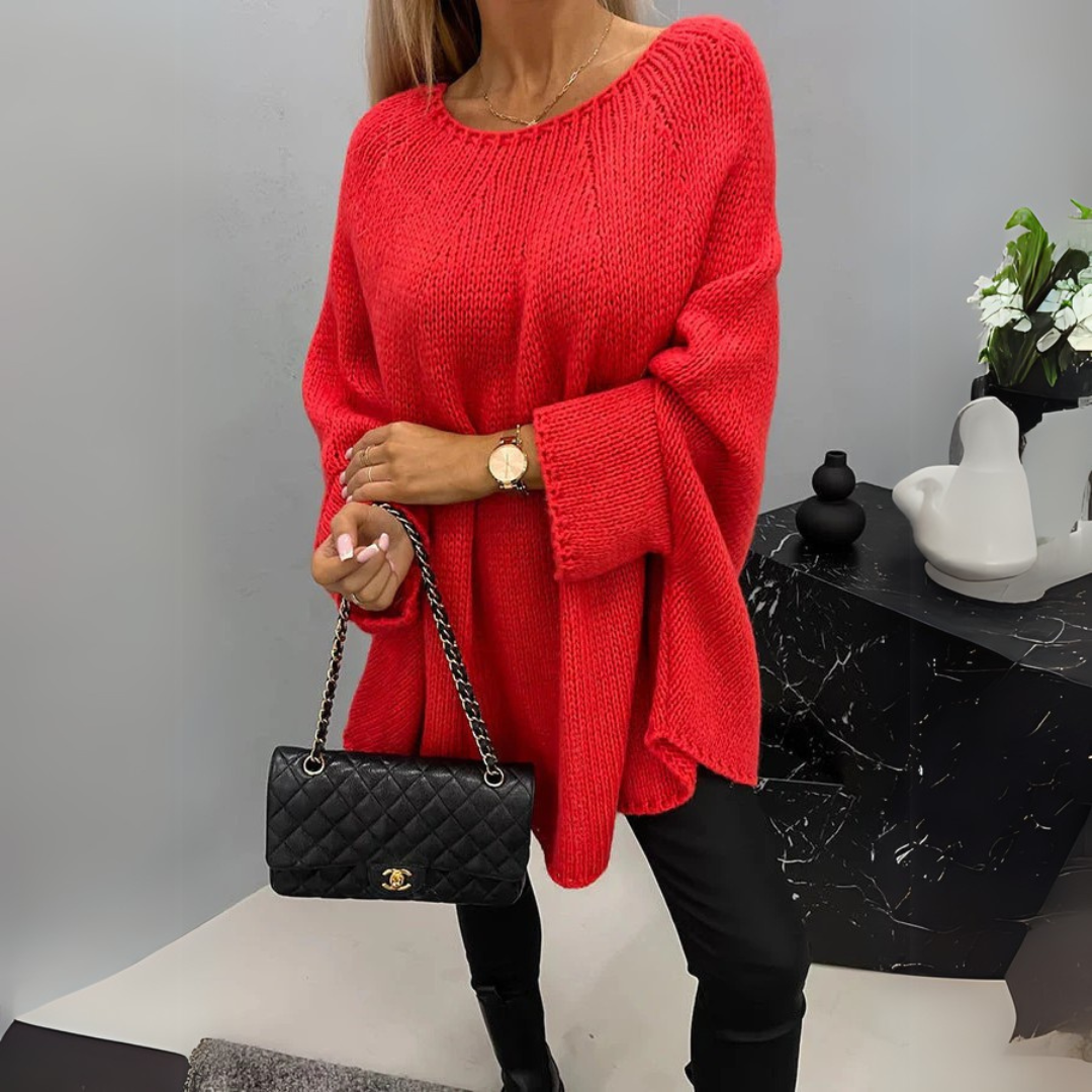 Isabelle Elegant Round-Neck Jumper