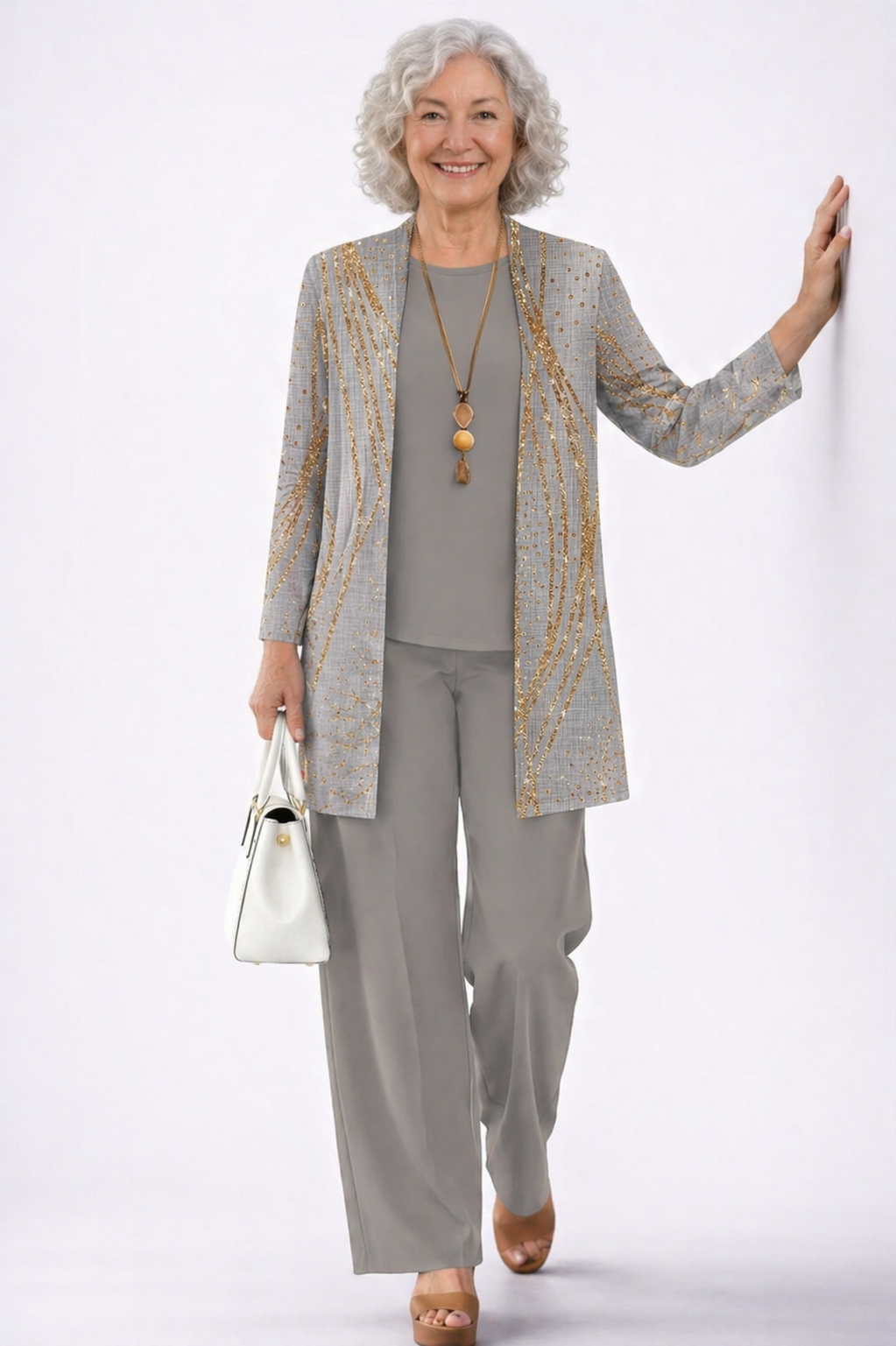 Alie Elegante Driedelige Set