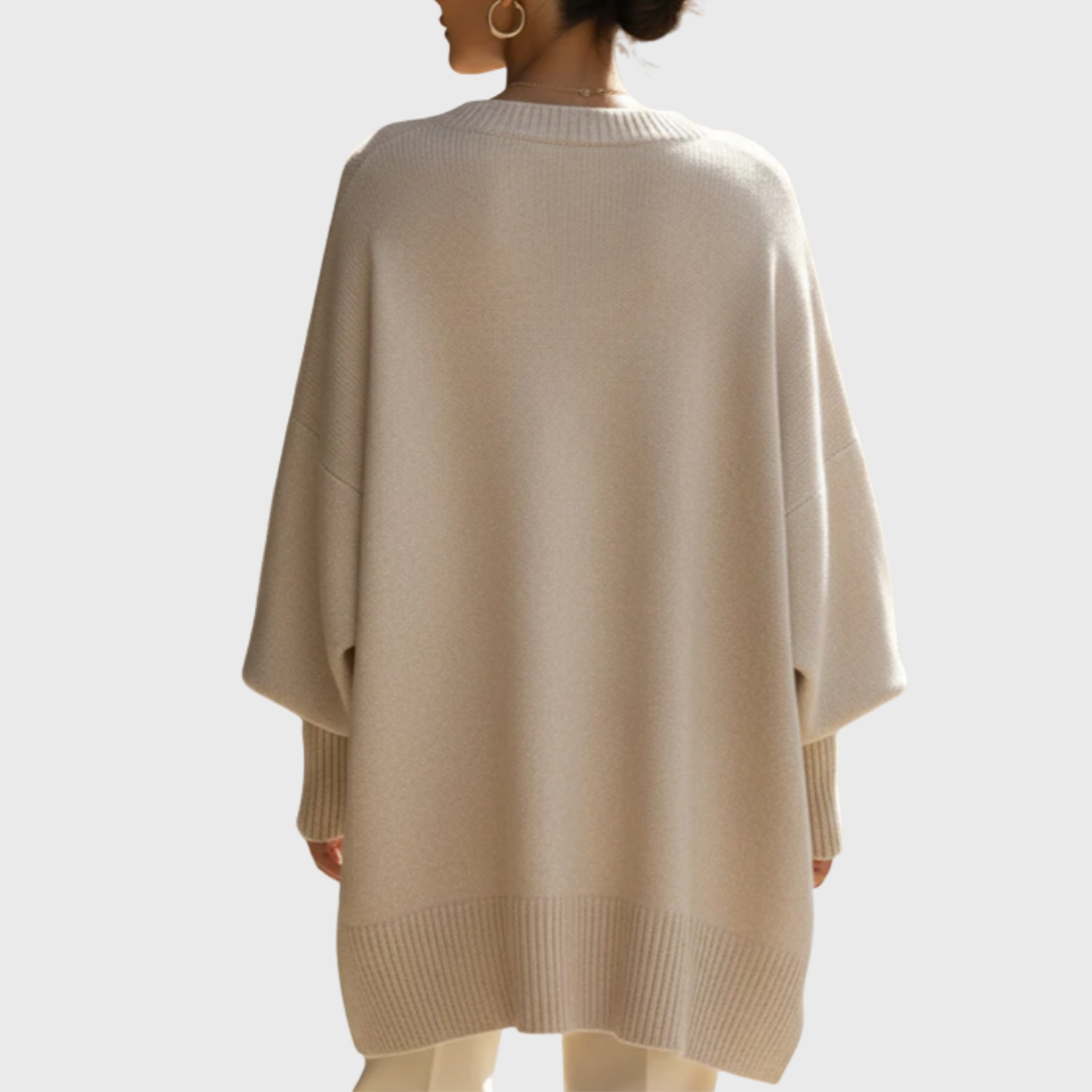 Livia Oversized Poncho Jumper