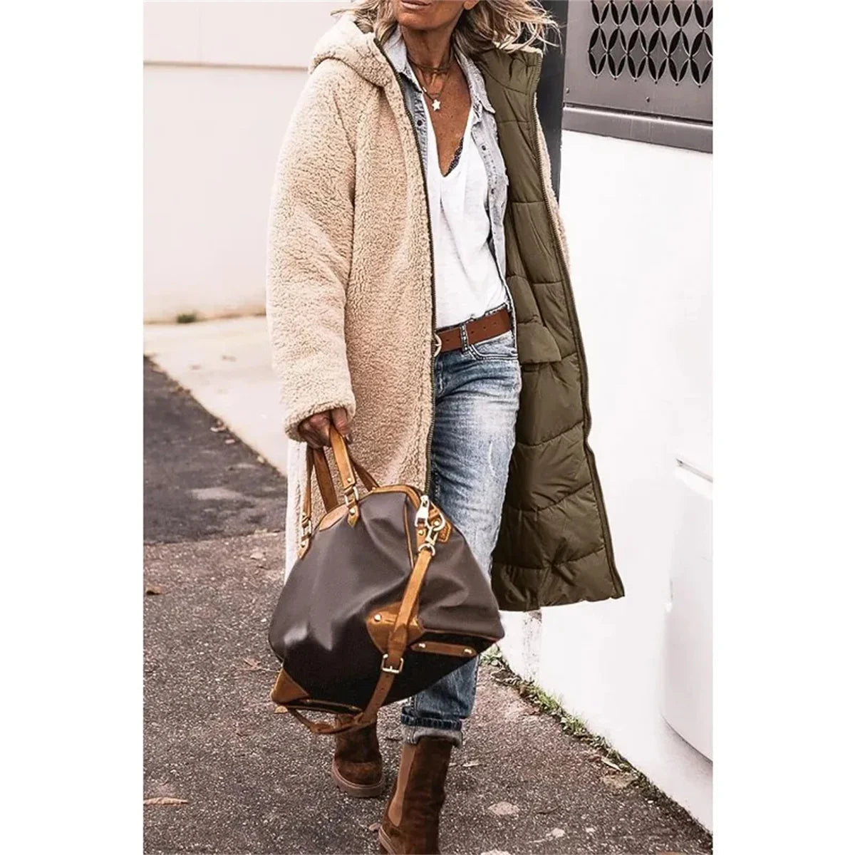 Alice Warm Quilted Hooded Jacket