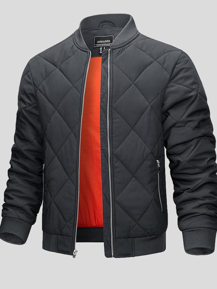 Morten Stylish Suede Bomber Jacket