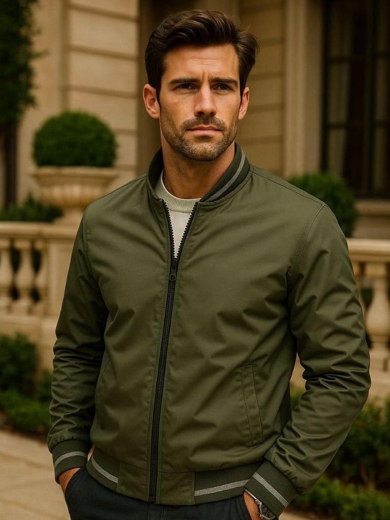Nikolaj Casual Bomber Jacket