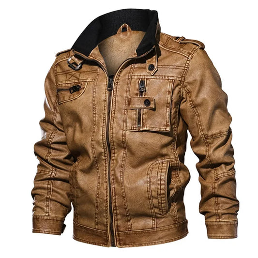 Héctor Winter Leather Jacket