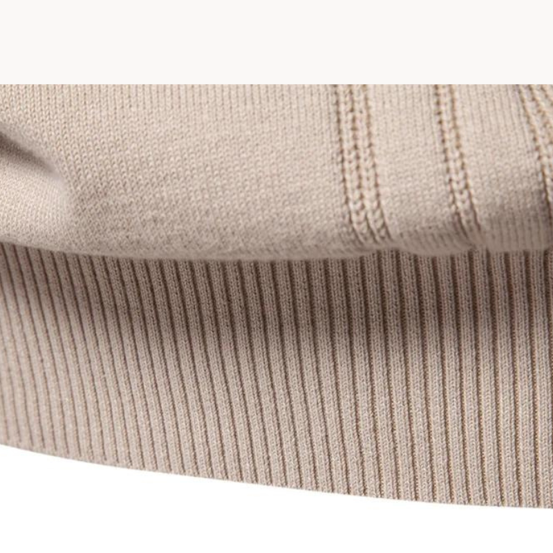 Leo Melbourne Cotton Men's Sweater with Stripe Design