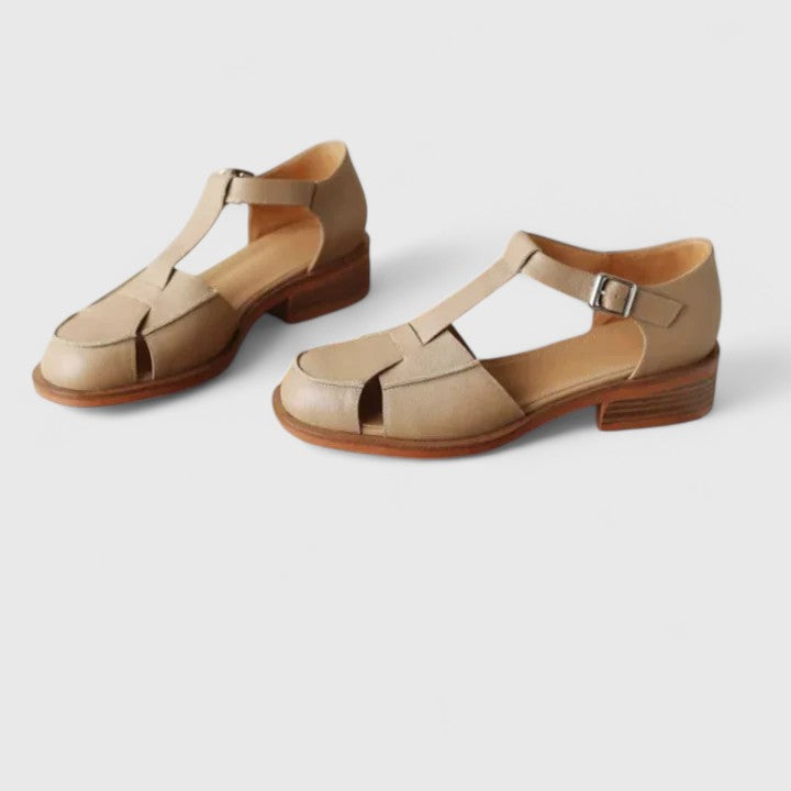 Manon Gesloten Sandalen met Enkelbandje