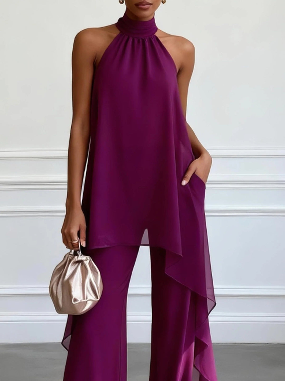 Savannah Halter Two-Piece Set