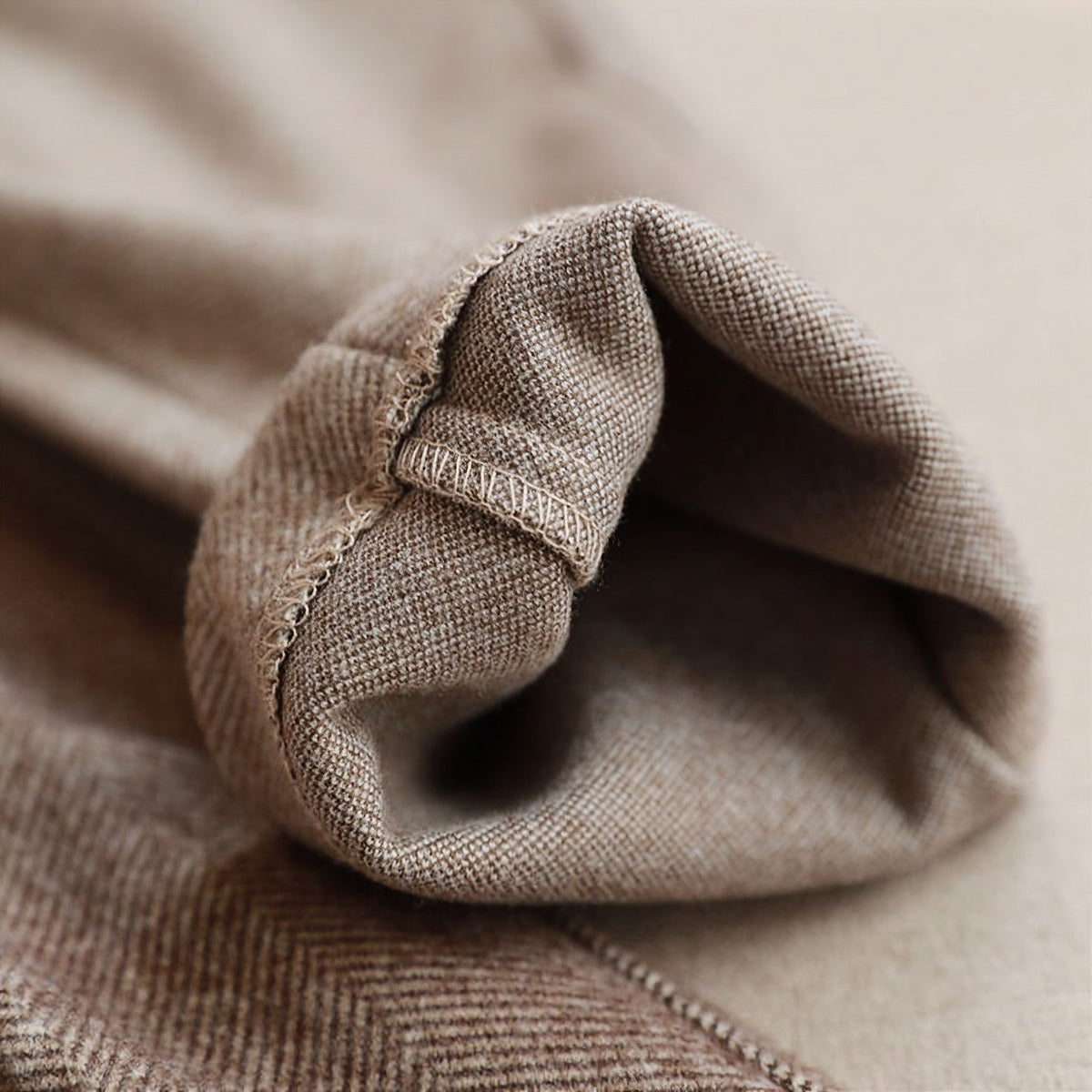 Jake Elegant Pure Wool Tailored Trousers