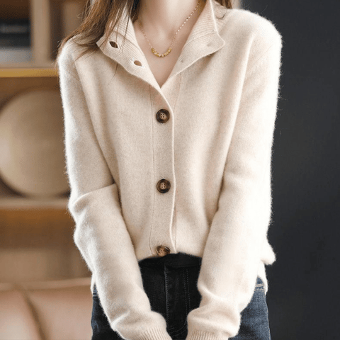 Annette Knitted Cashmere Vest