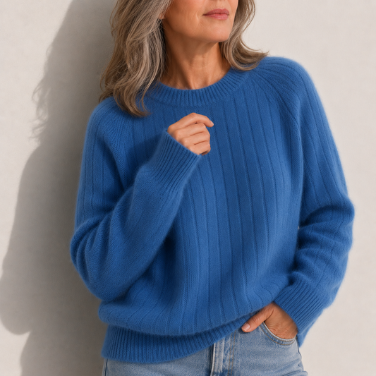 Ruby Solid Colour Fluffy Sweater