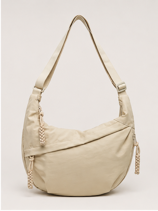Alpenbeige Schoudertas