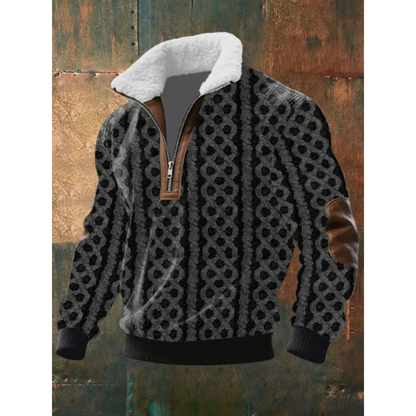 SILVORO High Neck Fleece Sweater