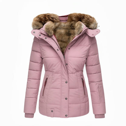 Addison Warm Faux Fur-Lined Winter Coat