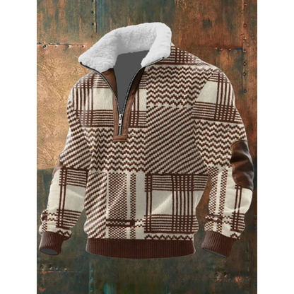SILVORO High Neck Fleece Sweater
