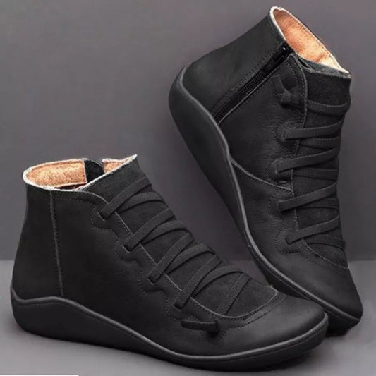 Ashlee PREMIUM COMFY LEATHER AUTUMN BOOTS