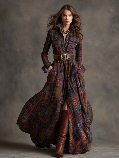 Stella Classic Elegant Shirt Dress