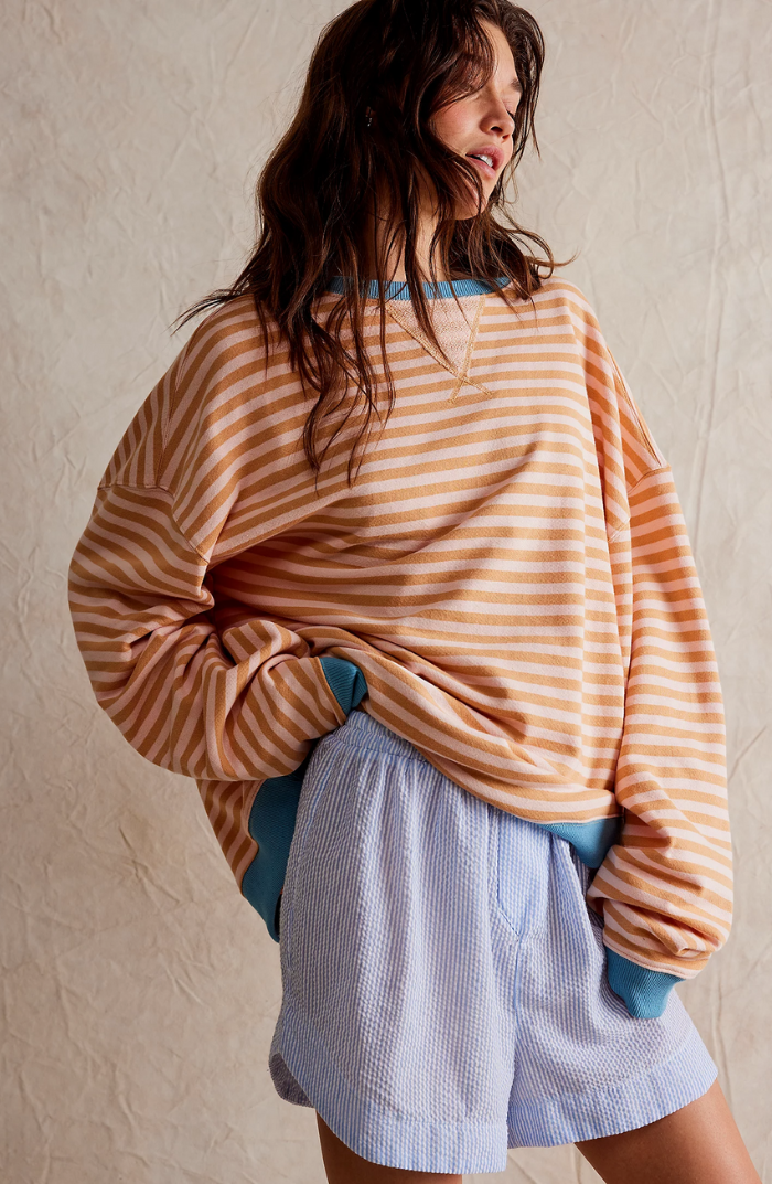 Mana Striped Oversized Jumper