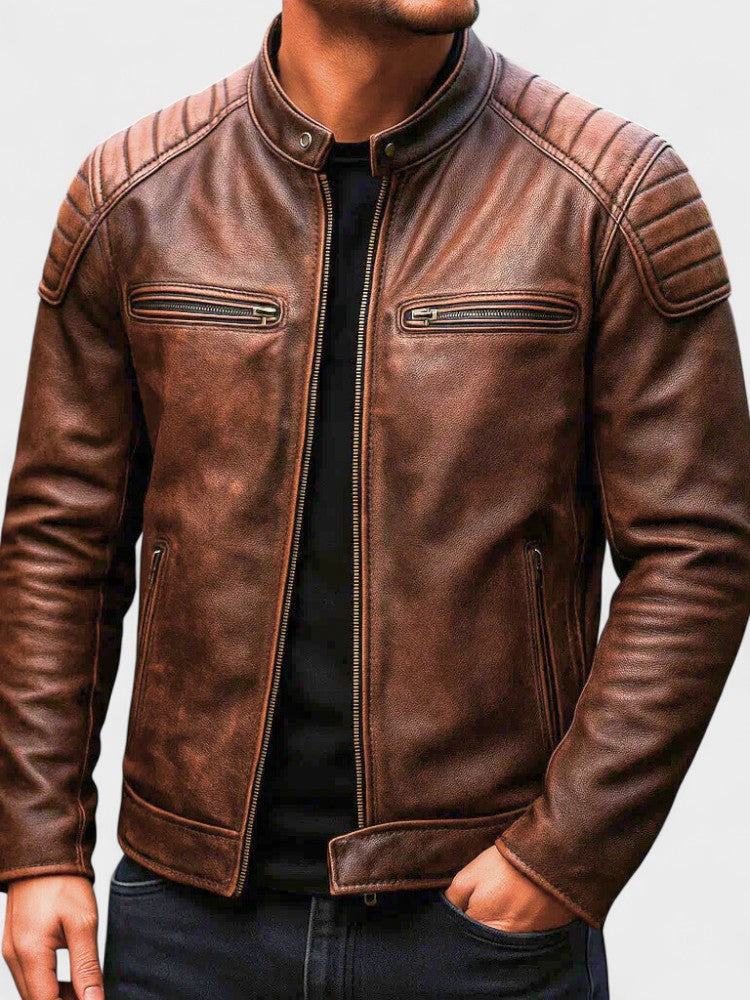Troels Leather Jacket