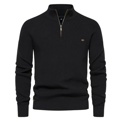 Steven Knitted Zip-Up Sweater
