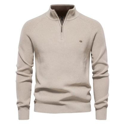 Steven Knitted Zip-Up Sweater
