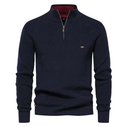 Steven Knitted Zip-Up Sweater