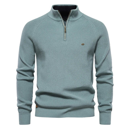 Steven Knitted Zip-Up Sweater