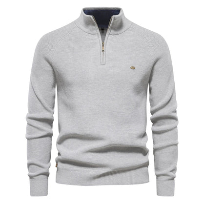 Steven Knitted Zip-Up Sweater