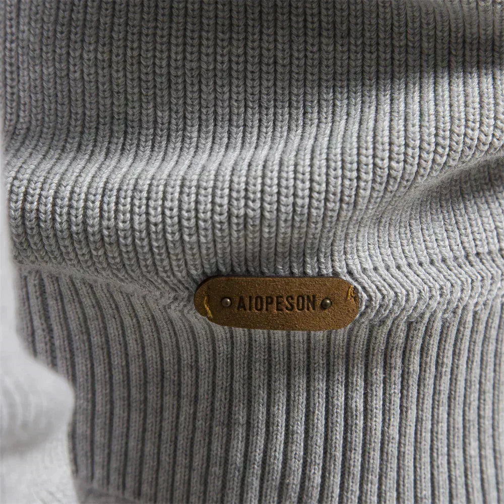 Steven Knitted Zip-Up Sweater