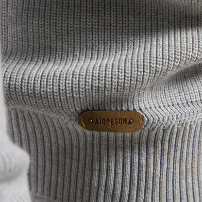 Steven Knitted Zip-Up Sweater