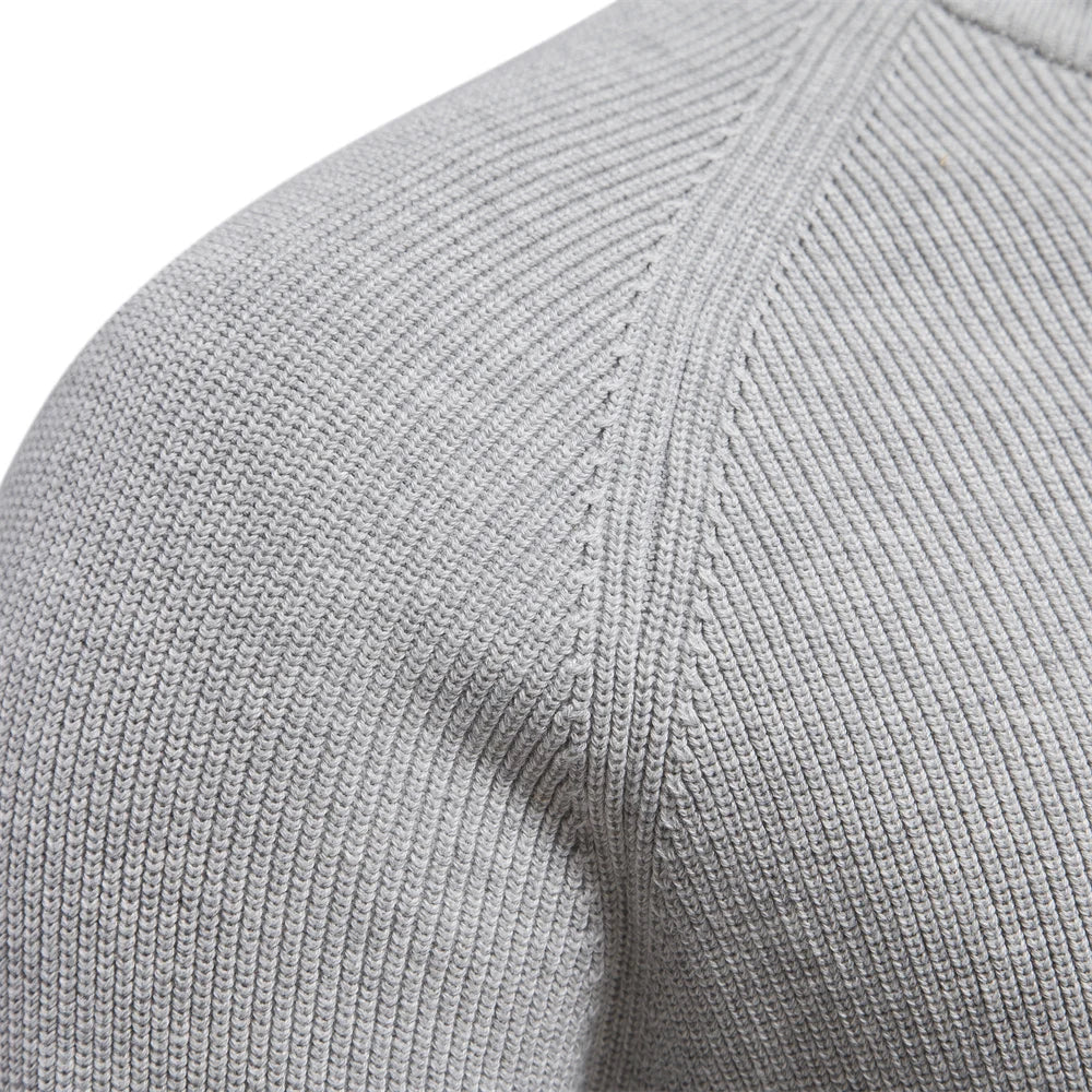 Steven Knitted Zip-Up Sweater