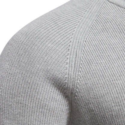Steven Knitted Zip-Up Sweater