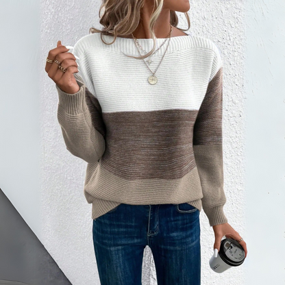 Clara Three-colour jumper