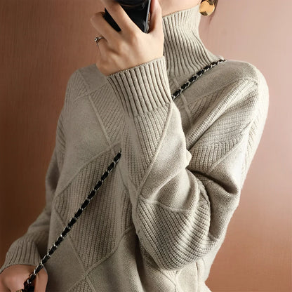 Marcelle Chunky Turtleneck Jumper