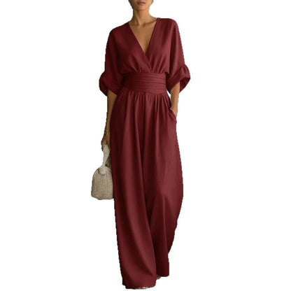 Cleo Relaxed Linen Jumpsuit