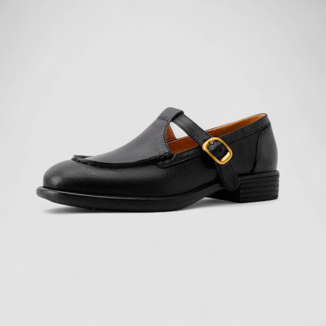 Nathalie Loafers met Vierkante Neus