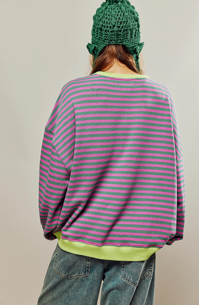 Mana Striped Oversized Jumper