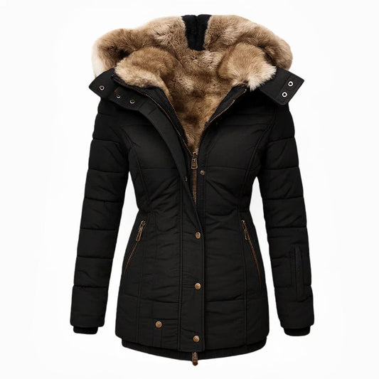 Addison Warm Faux Fur-Lined Winter Coat