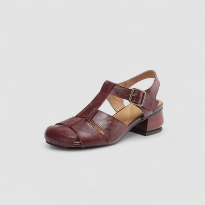 Sandrine Opengewerkte Bandschoenen