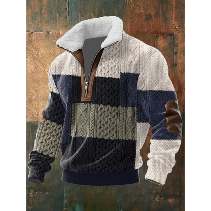SILVORO High Neck Fleece Sweater
