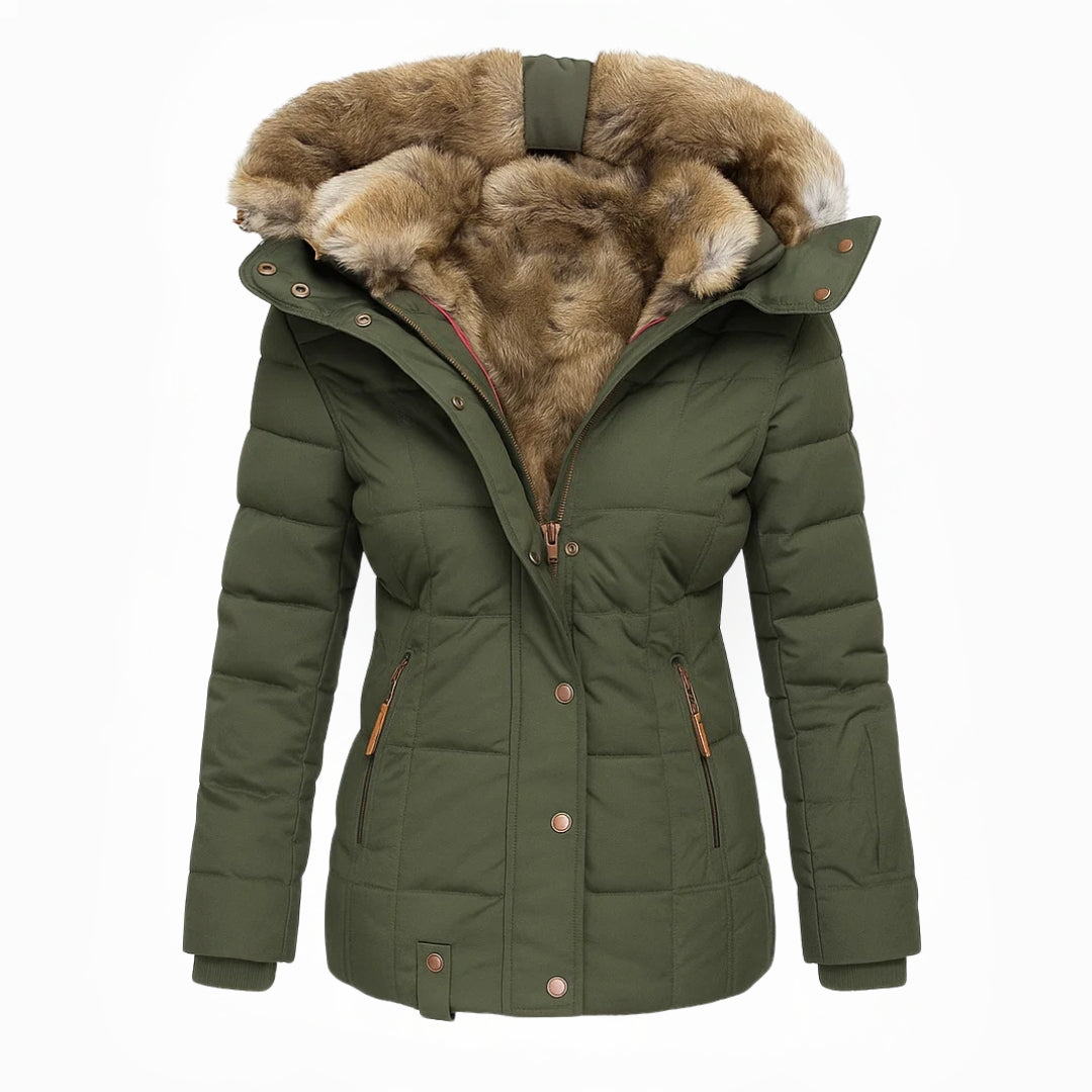 Addison Warm Faux Fur-Lined Winter Coat