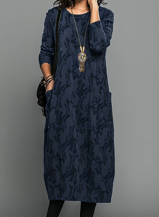 Amelia Casual Crew Neck Spring Dress
