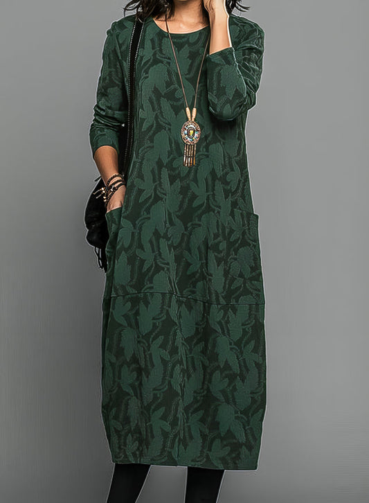 Amelia Casual Crew Neck Spring Dress