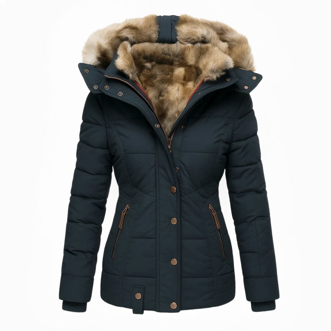 Addison Warm Faux Fur-Lined Winter Coat