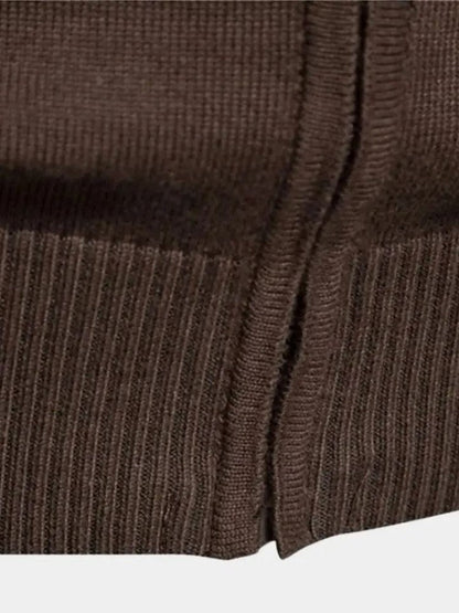 Anders Knitted Cardigan with Zipper Closure