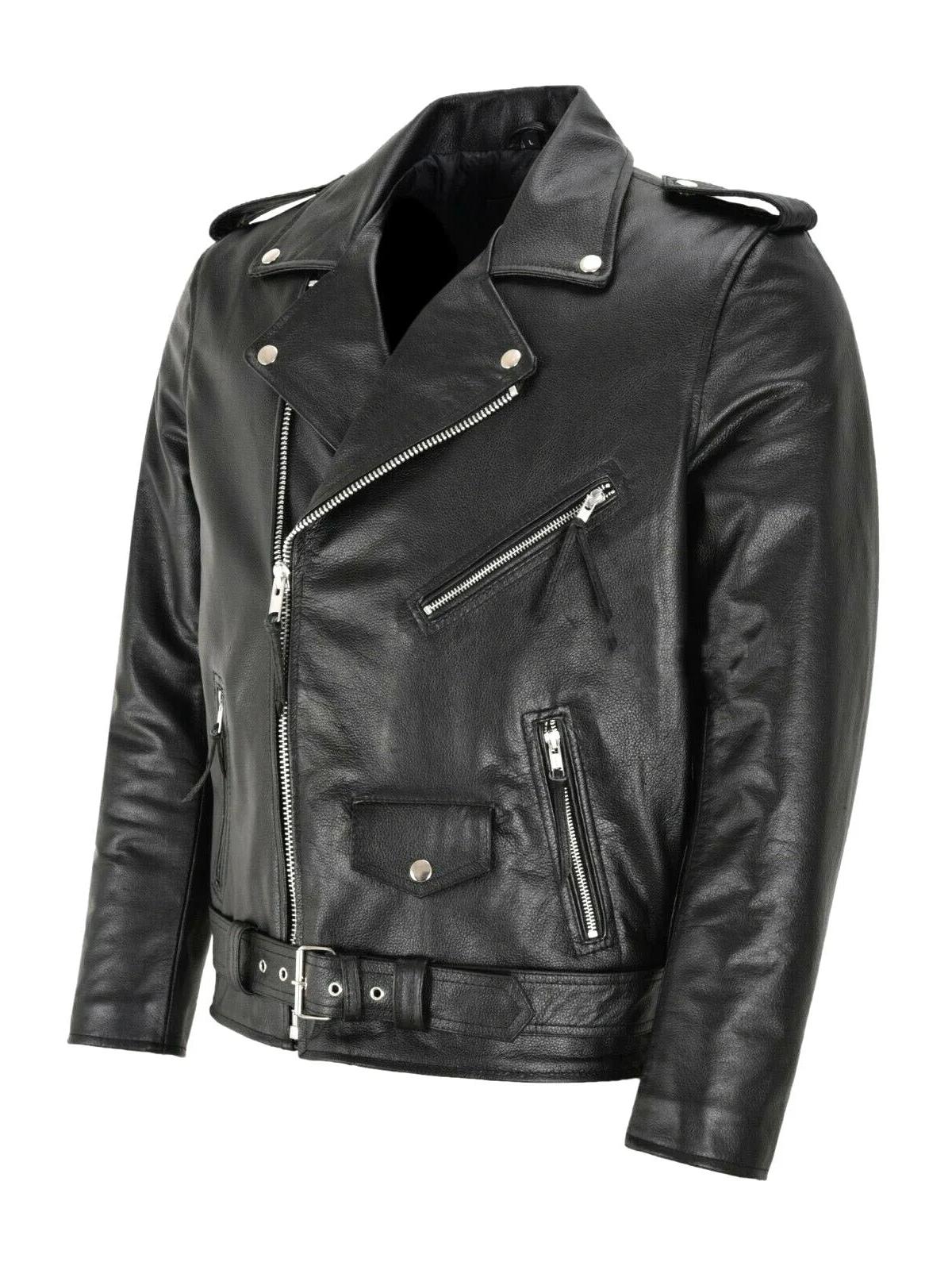 Austin Classic Biker Leather Jacket