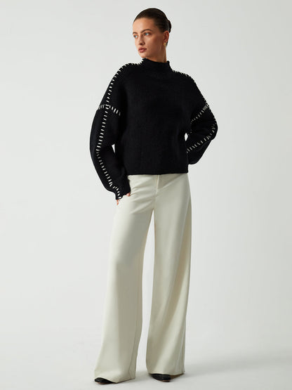 Alma Oversized turtleneck jumper