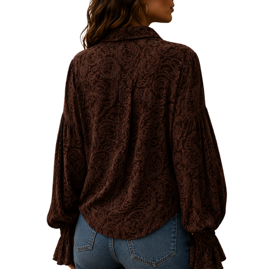 Victoria Vintage Casual Blouse